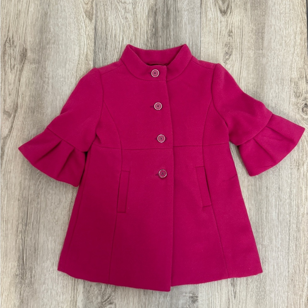Janie and Jack 12 to 18 months pink pea coat